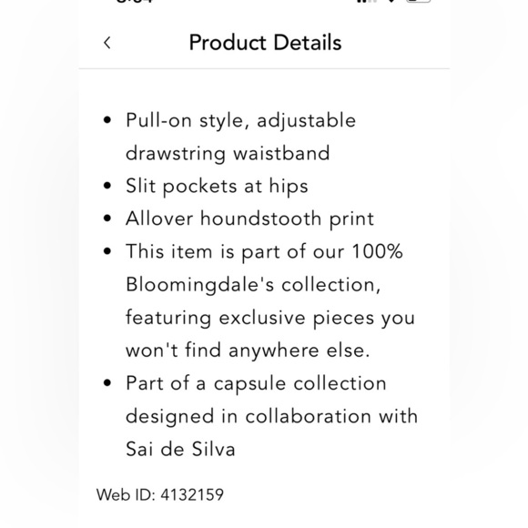 Aqua (Bloomingdales) sweats - Picture 2 of 7